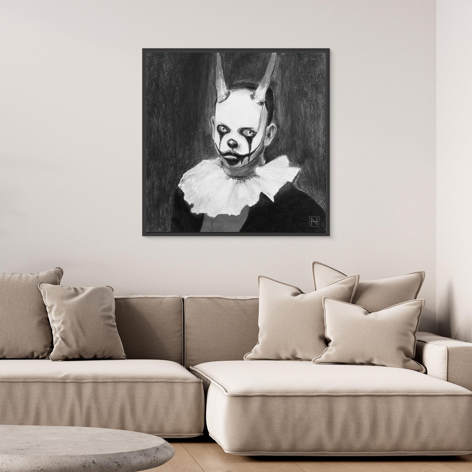 Sad Ugly Clowns No. 5 (Pepa) BW