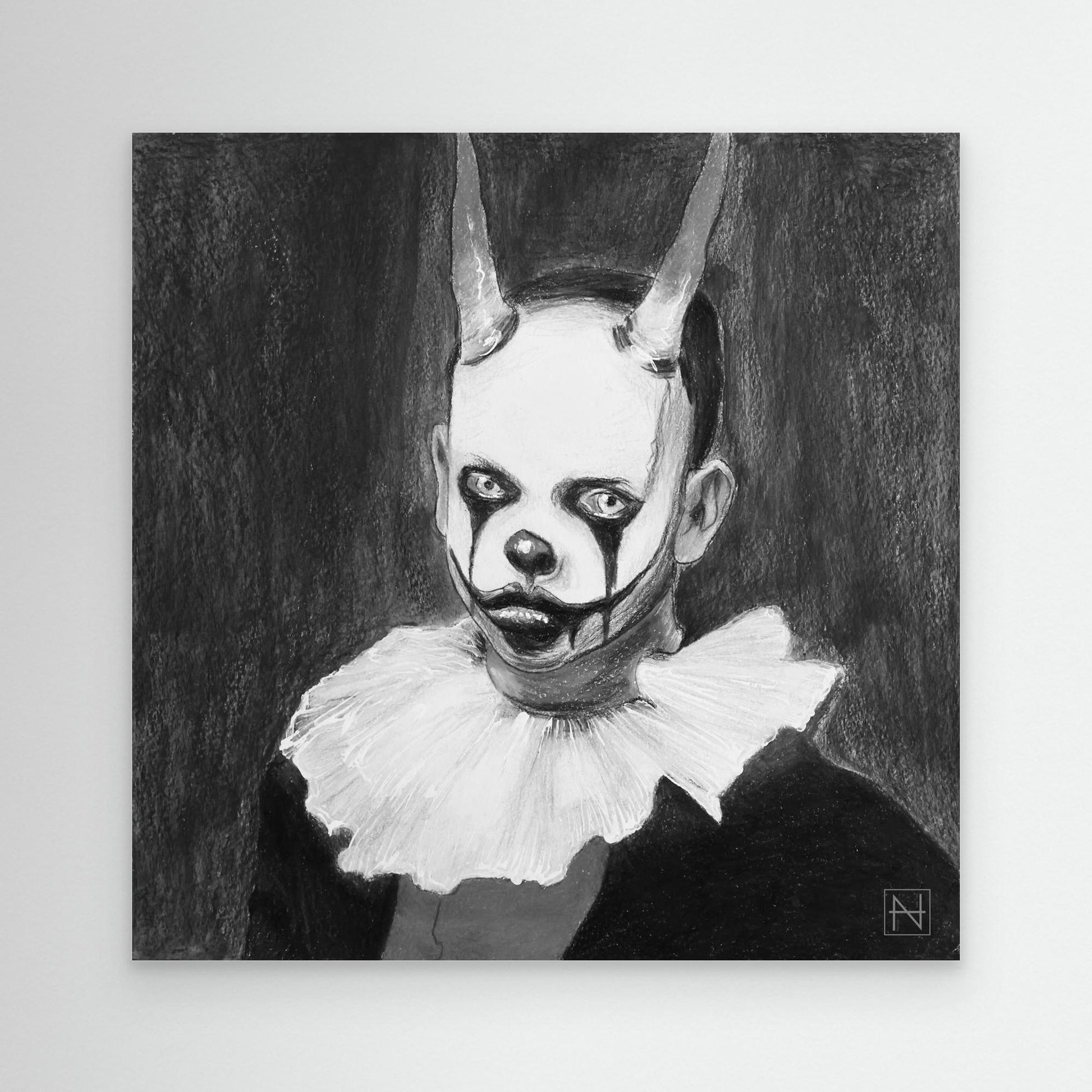 Sad Ugly Clowns No. 5 (Pepa) BW