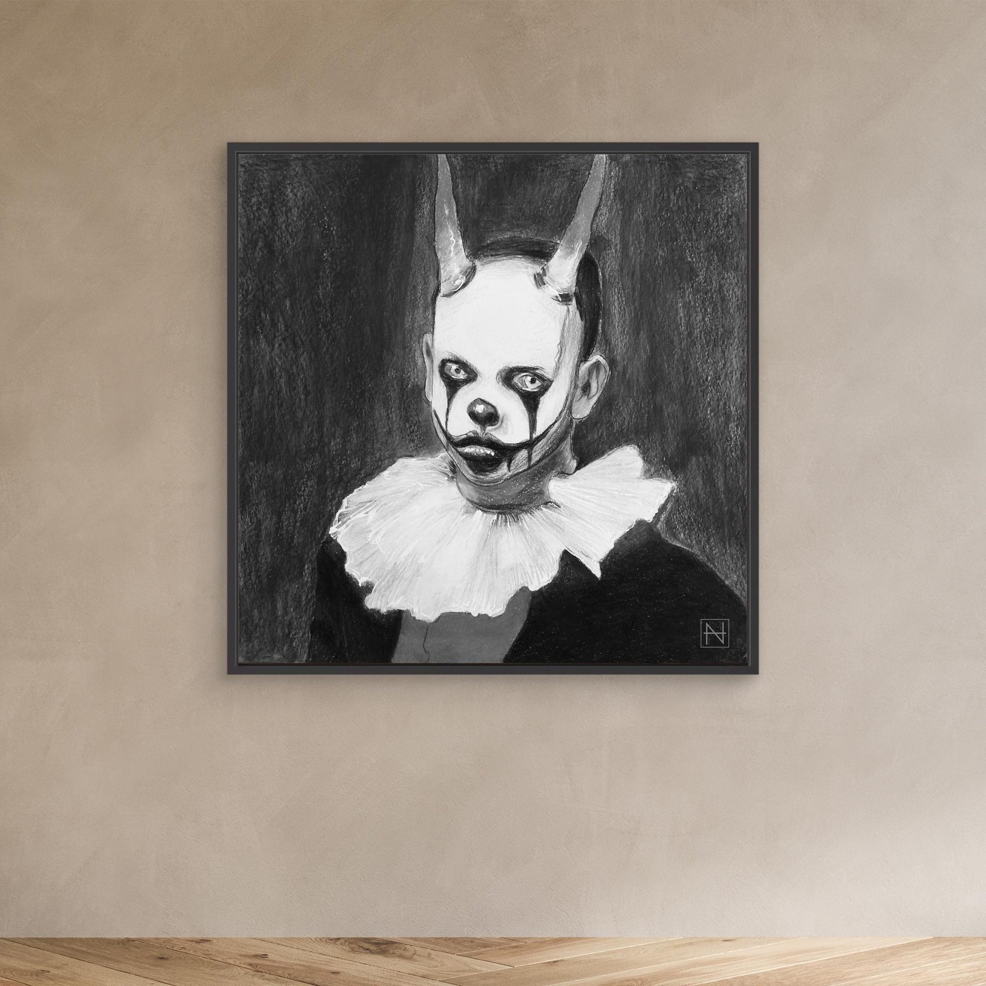 Sad Ugly Clowns No. 5 (Pepa) BW