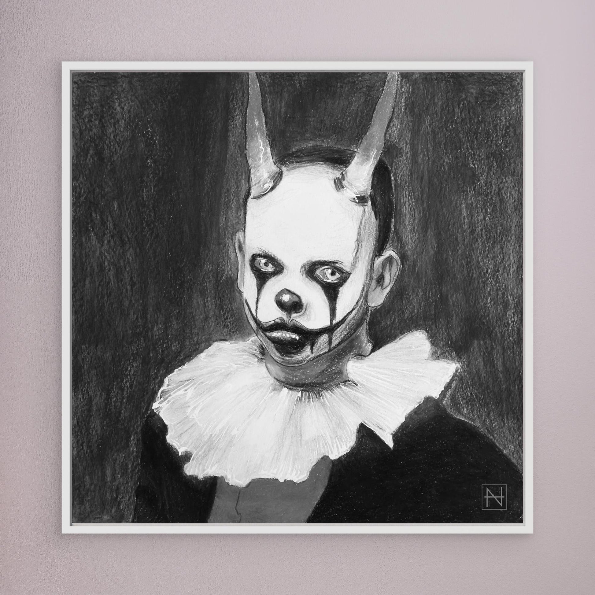 Sad Ugly Clowns No. 5 (Pepa) BW
