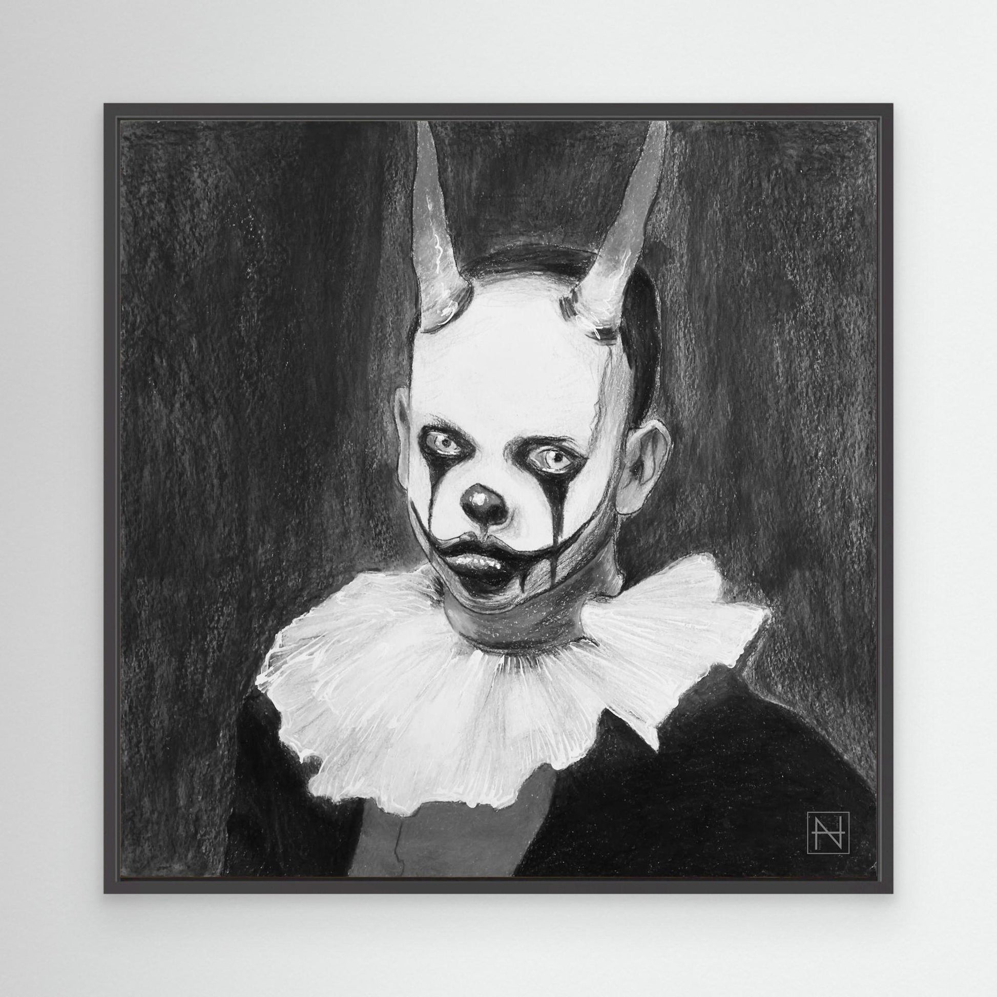 Sad Ugly Clowns No. 5 (Pepa) BW