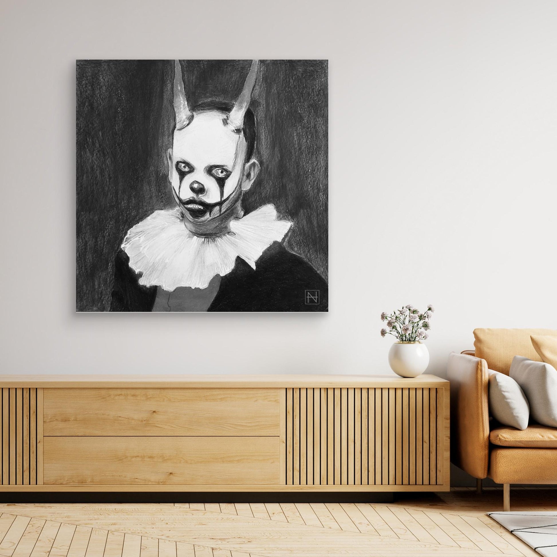 Sad Ugly Clowns No. 5 (Pepa) BW